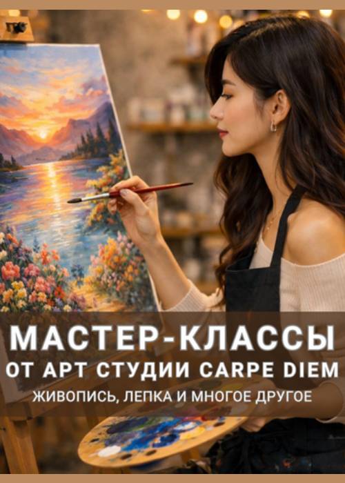 Мастер-класс от студии рисования «Carpe Diem»